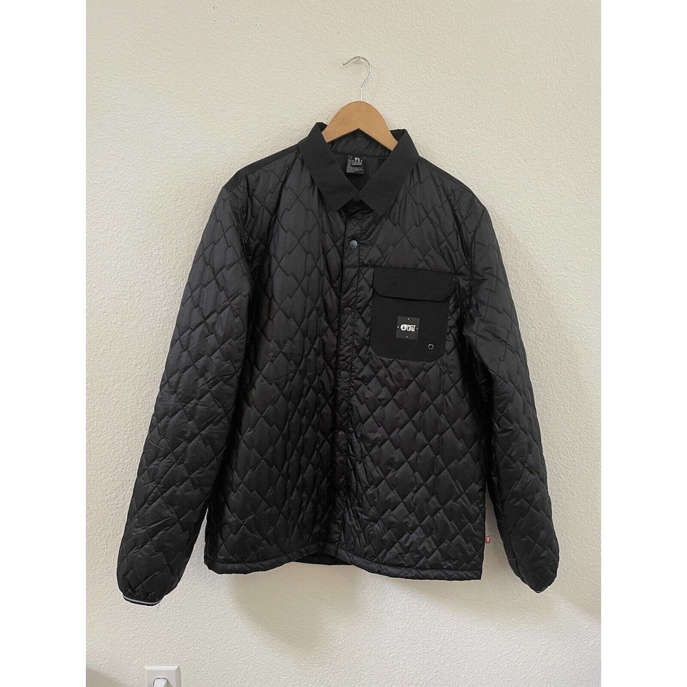 New mens PICTURE organic Snow jacket Black XL - Picture 2 of 4